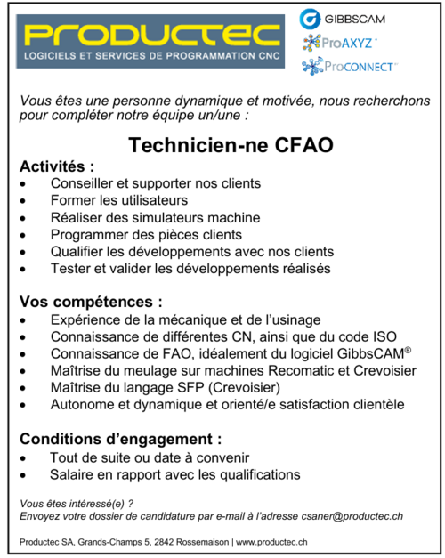 Offre d'emploi